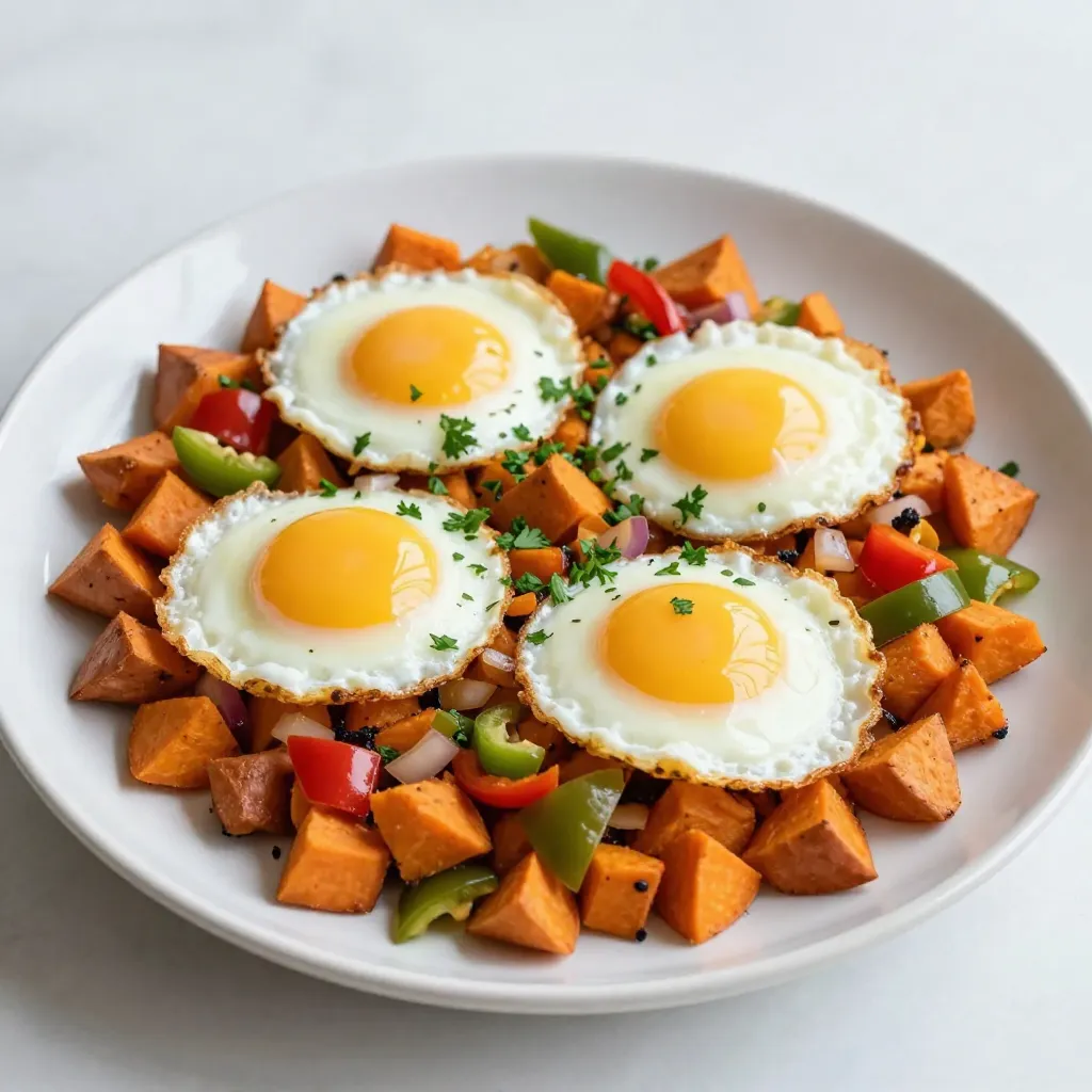Sweet Potato Hash with Eggs Tasty Morning Delight