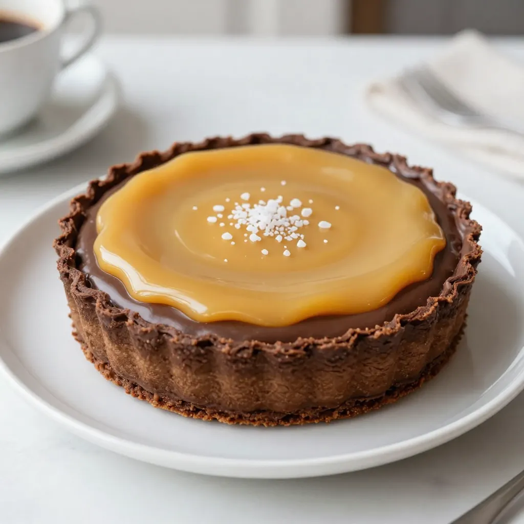 Salted Caramel Chocolate Tart Decadent Dessert Delight