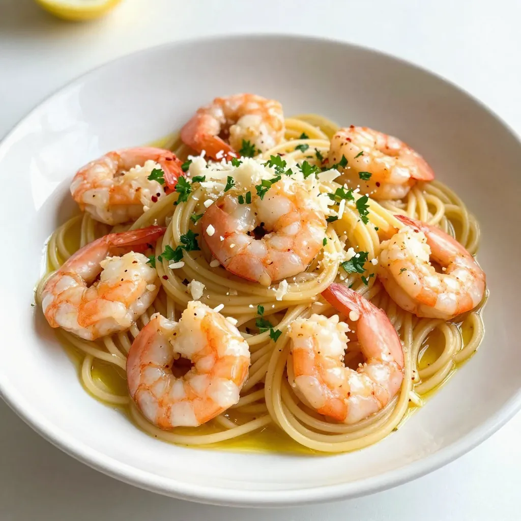 Lemon Garlic Shrimp Pasta Tasty Weeknight Dinner