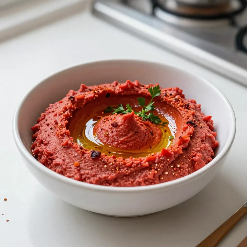 Roasted Red Pepper Hummus Simple and Flavorful Dip