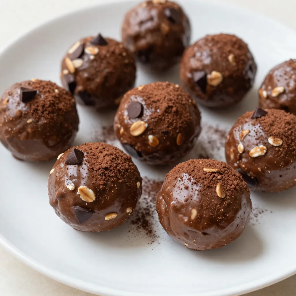 Peanut Butter Chocolate Energy Balls Quick Healthy Snack
