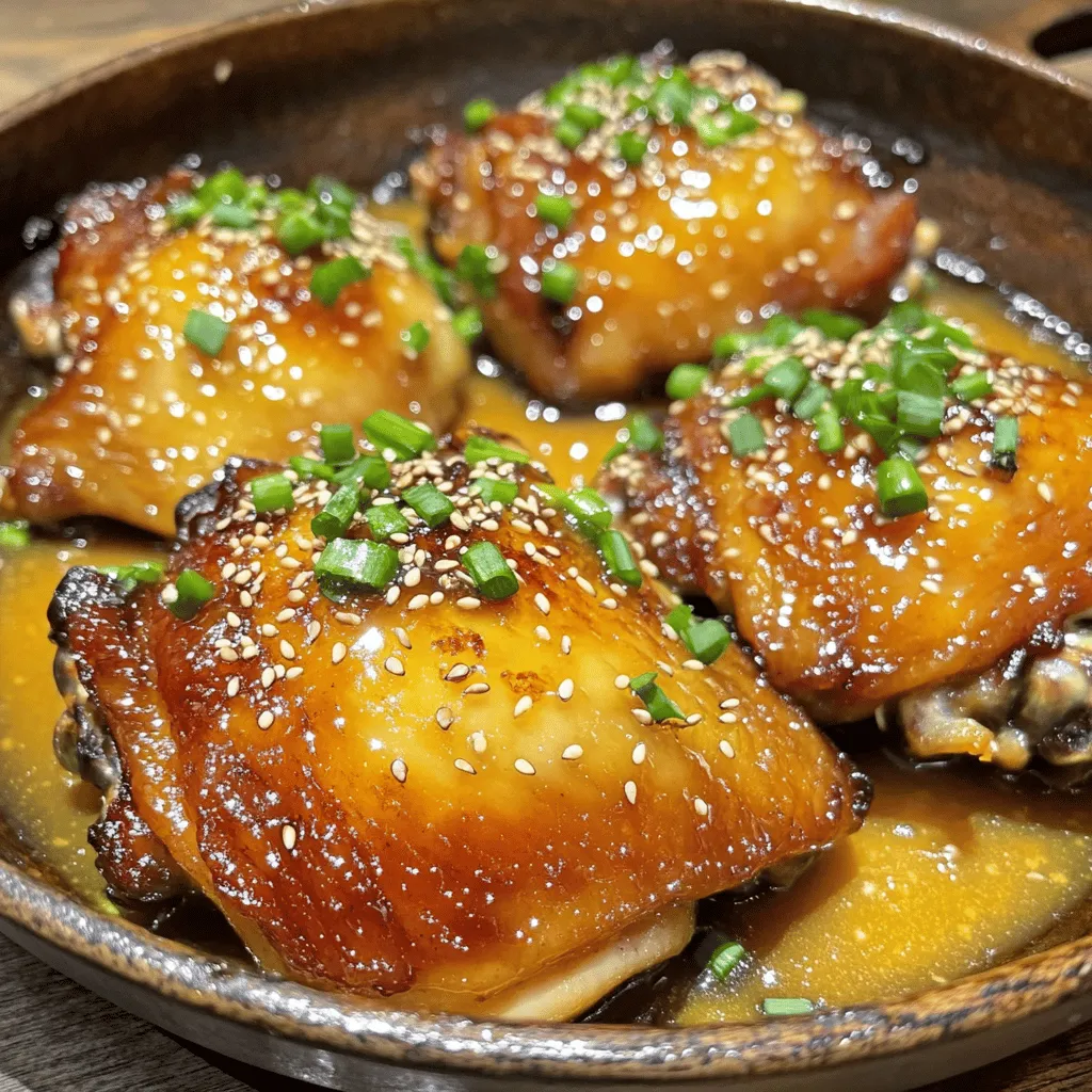 Honey Garlic Chicken Thighs Simple and Flavorful Dish