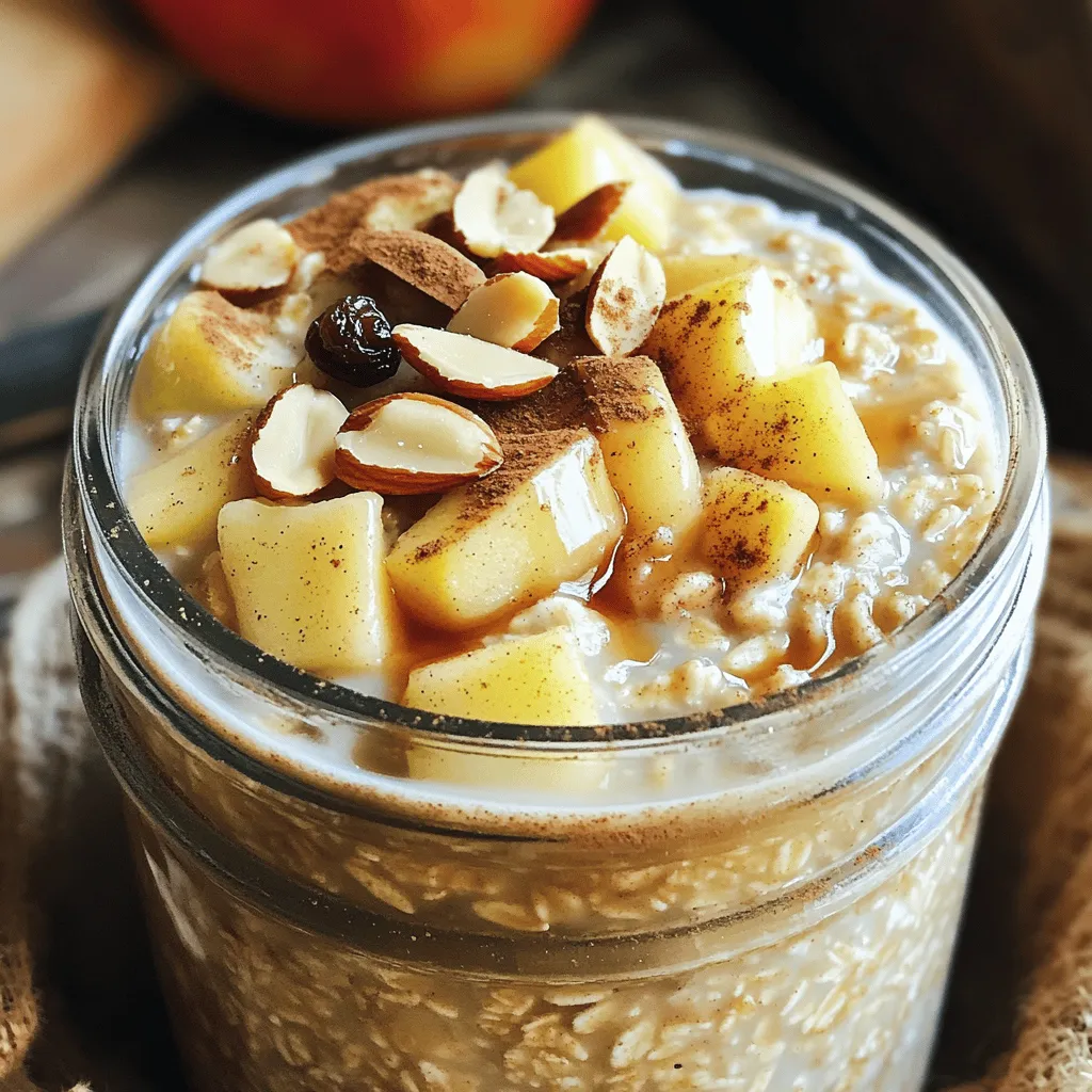 Apple Cinnamon Overnight Oats Tasty and Simple Recipe