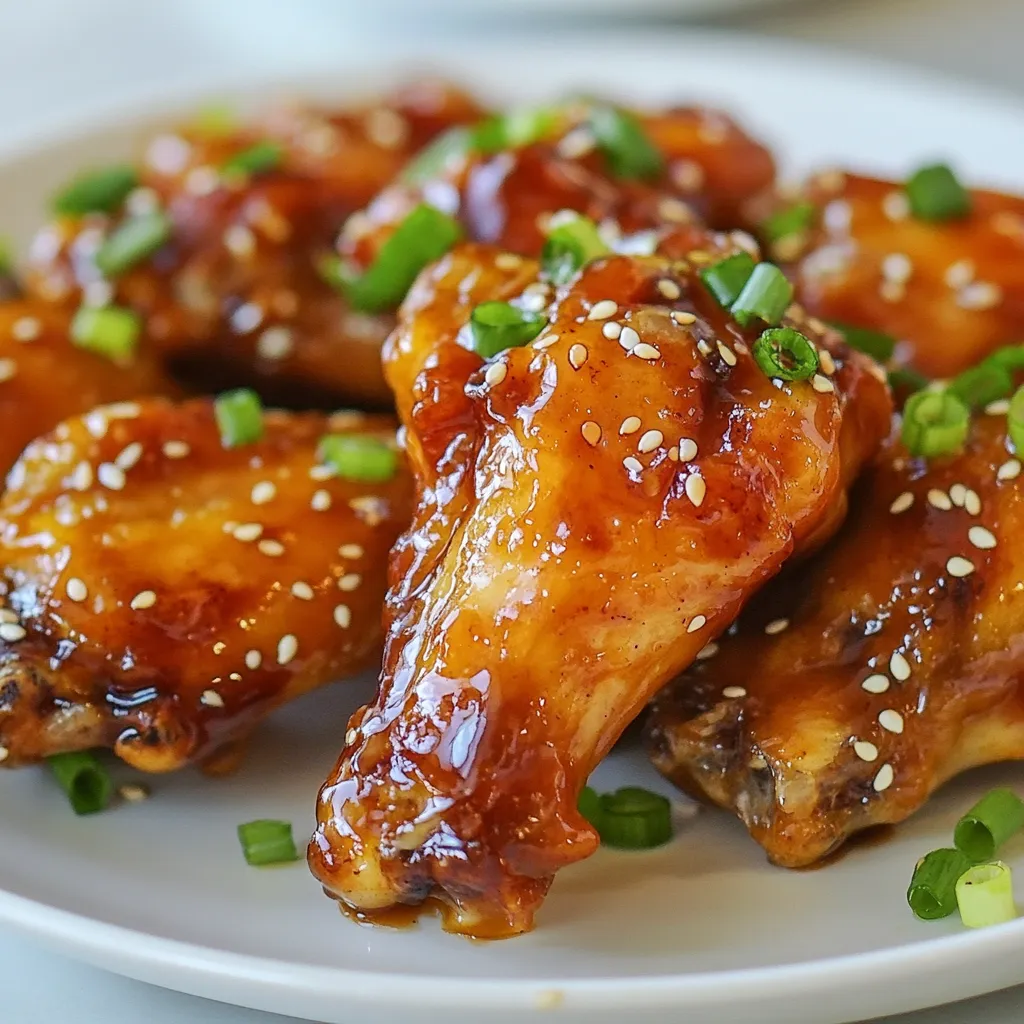 Sticky Pineapple Teriyaki Chicken Wings Delight