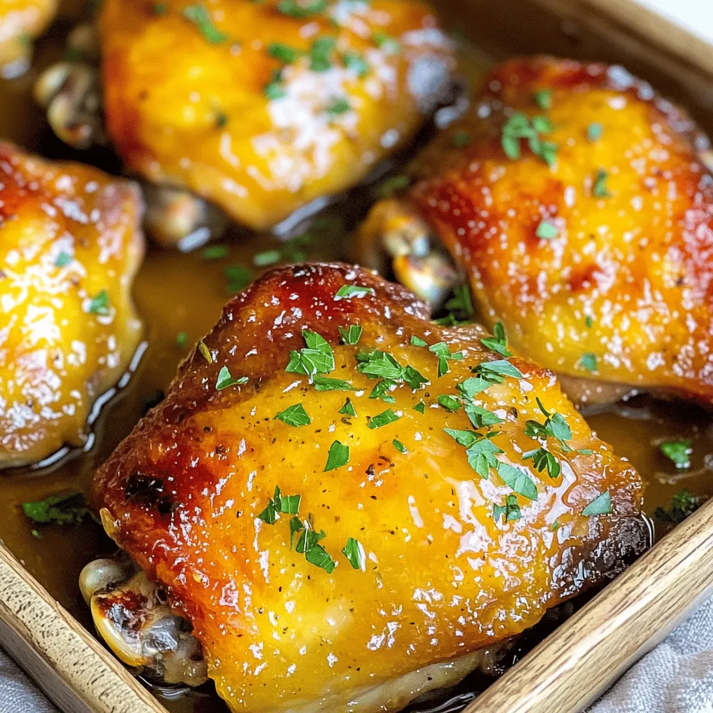 Honey Mustard Chicken Thighs Flavorful and Easy Dish