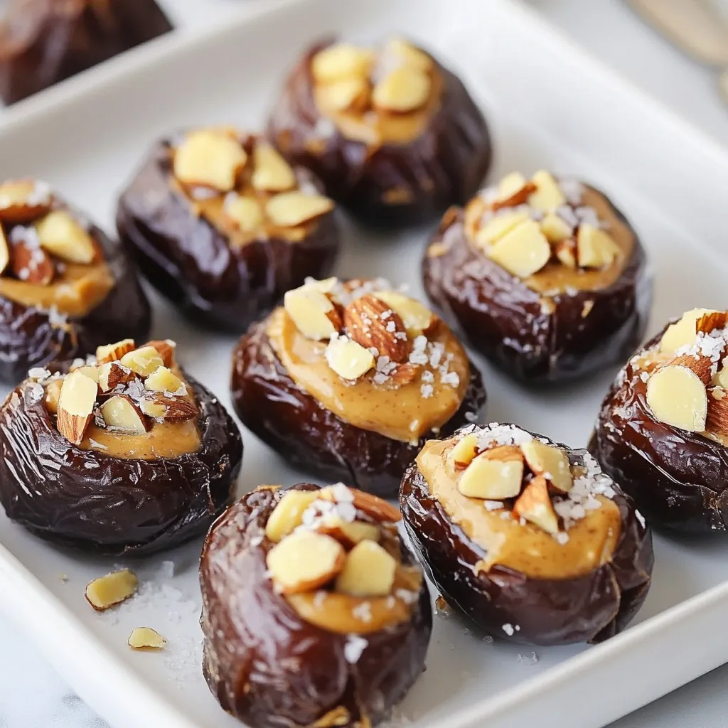 Peanut Butter Stuffed Dates Irresistible Sweet Snack