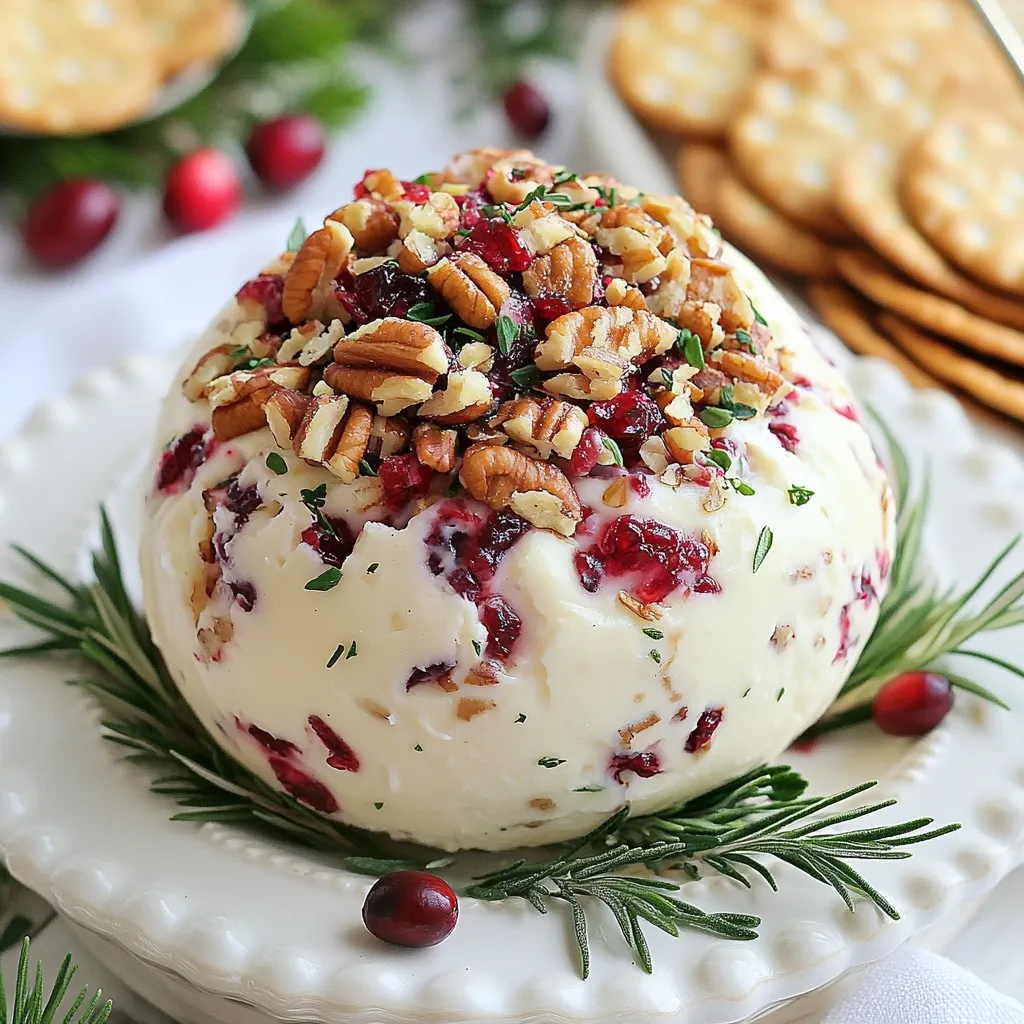 Cranberry Pecan Cheese Ball Simple and Tasty Recipe