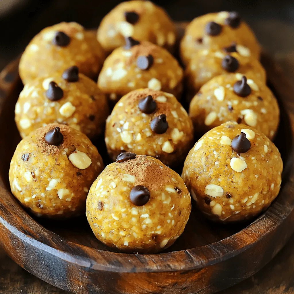 No Bake Pumpkin Spice Energy Balls Healthy Treats