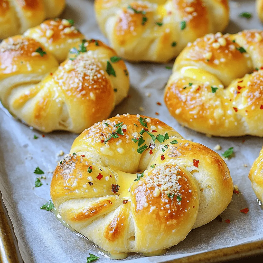 Garlic Parmesan Knots Quick and Tasty Snack Treat
