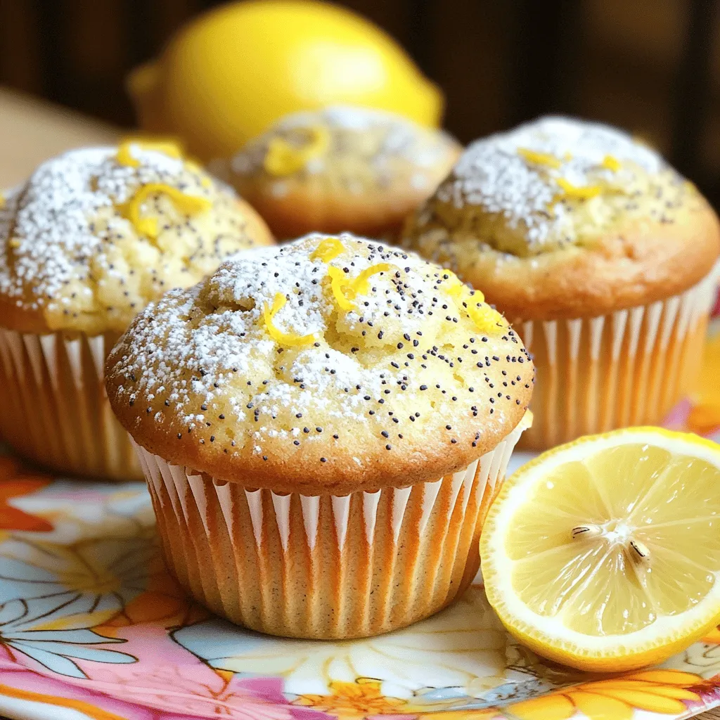 Lemon Poppy Seed Muffins Moist and Flavorful Delight