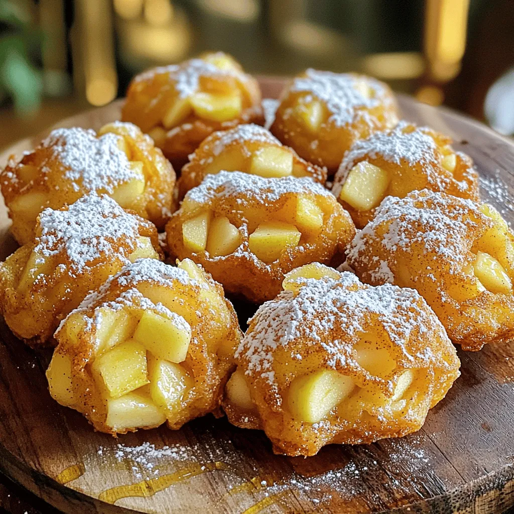 Apple Cinnamon Fritters Bakery Delightful Recipe