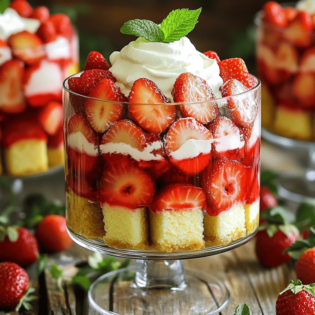 Strawberry Shortcake Trifle Delightful Layered Treat