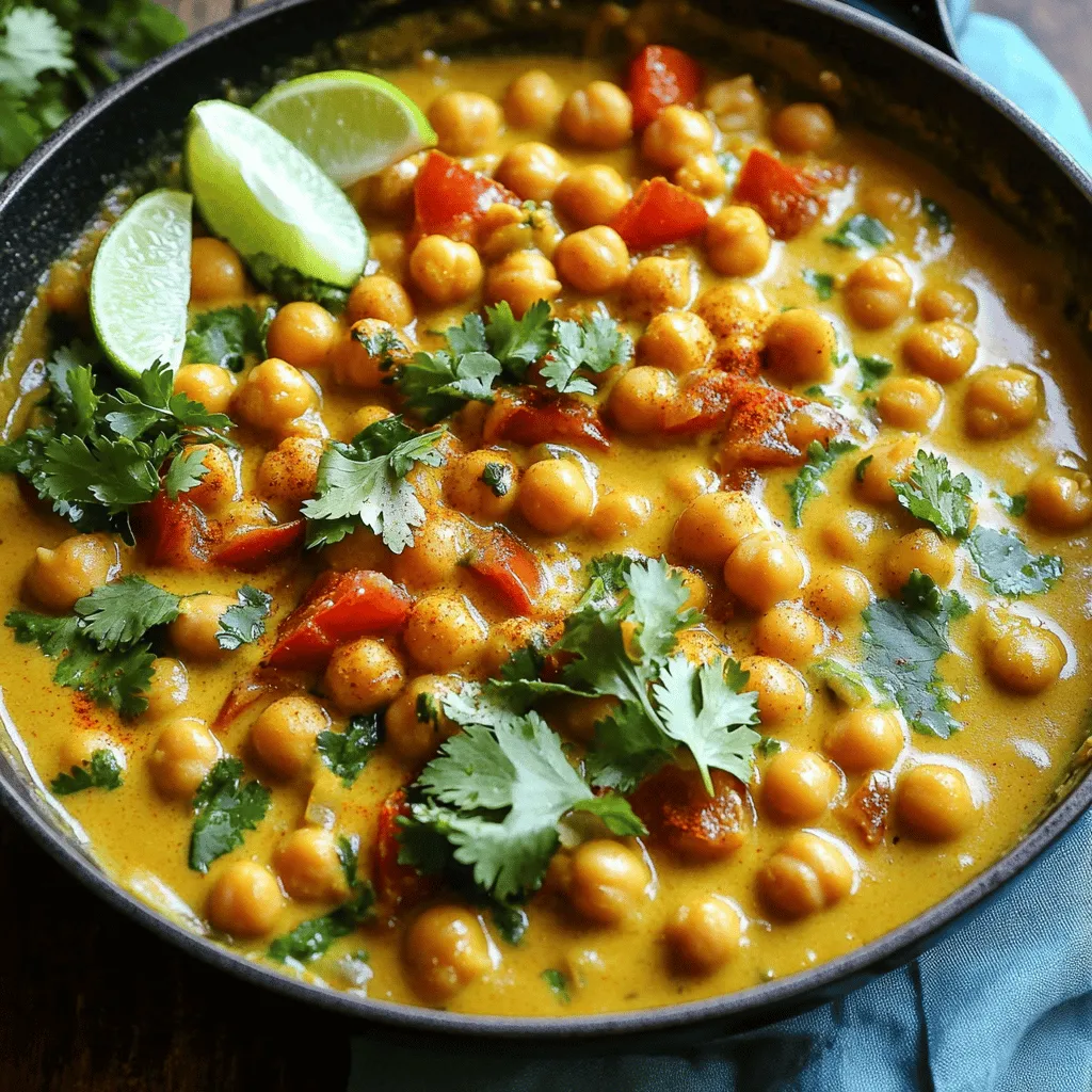 Spicy Chickpea Curry Packed with Flavorful Goodness