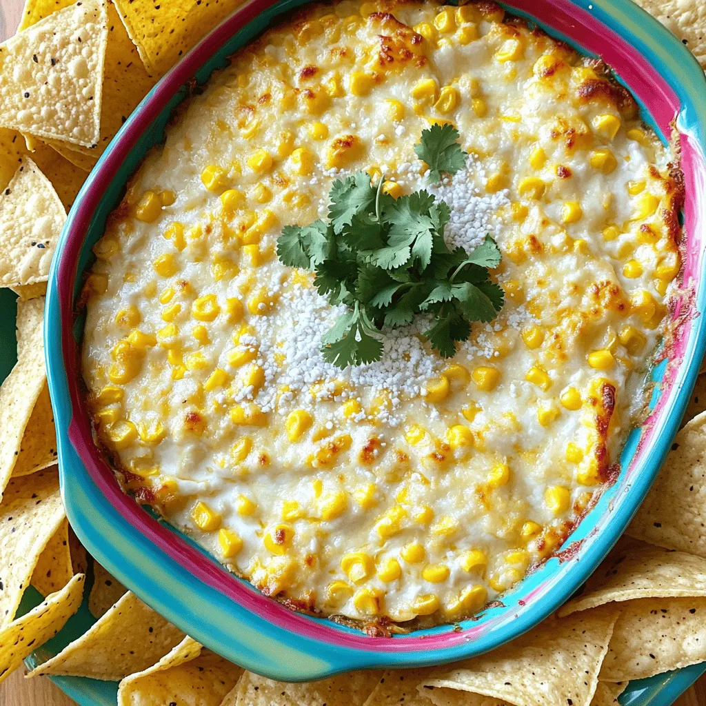 Cheesy Mexican Street Corn Dip Flavorful Party Dish