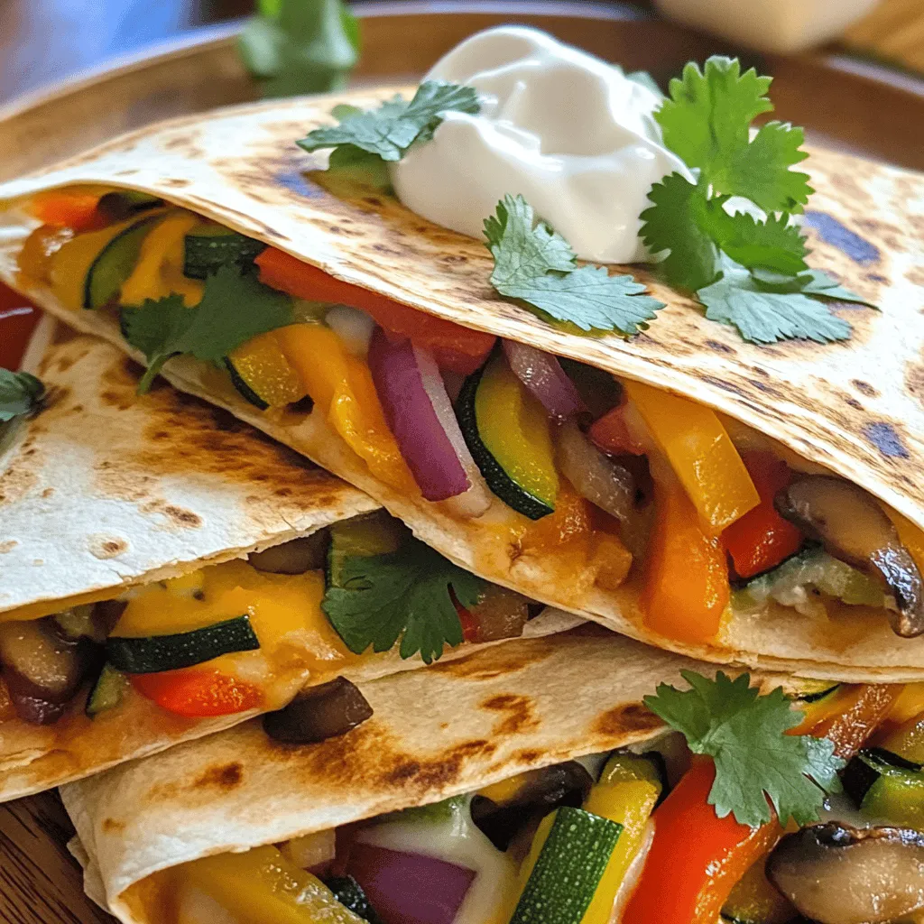 Easy Veggie Quesadillas Quick and Tasty Meal