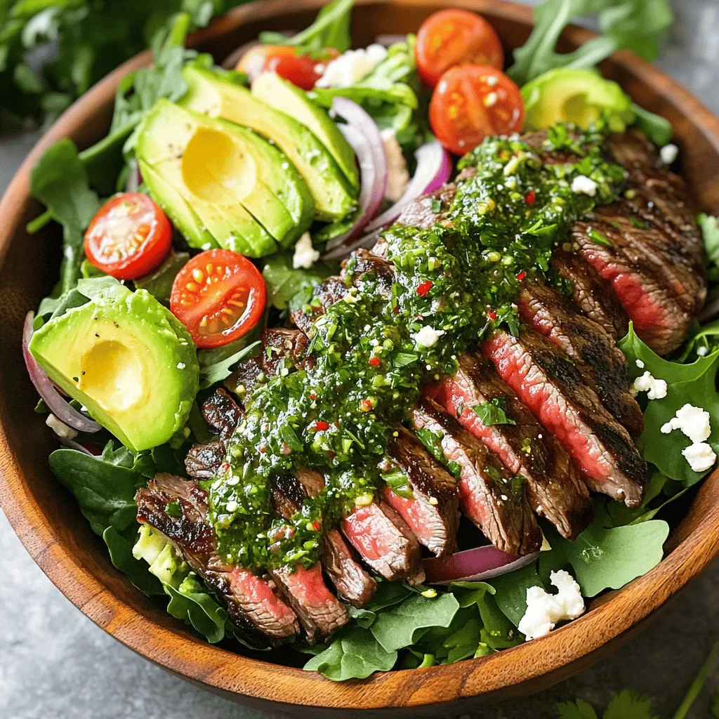 Chimichurri Steak Salad Fresh and Flavorful Meal