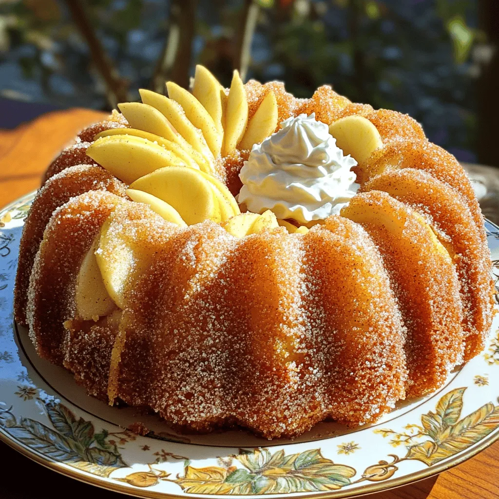 Apple Cider Donut Bundt Cake Delightful Fall Treat