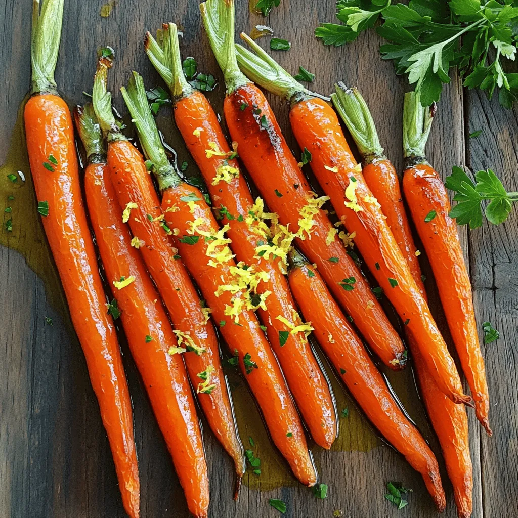Lemon Garlic Roasted Carrots Flavorful and Simple Side