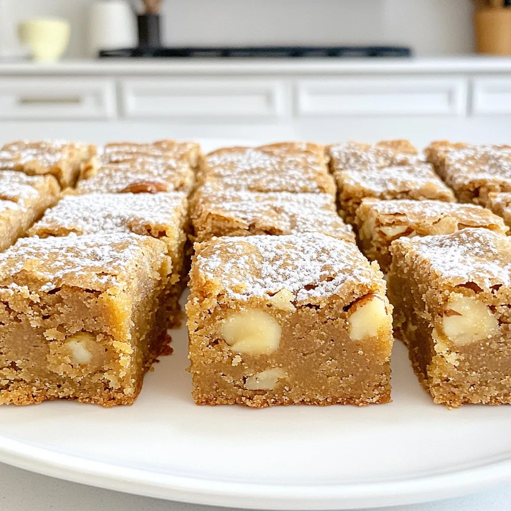 Apple Butter Blondies Delightfully Simple Treat