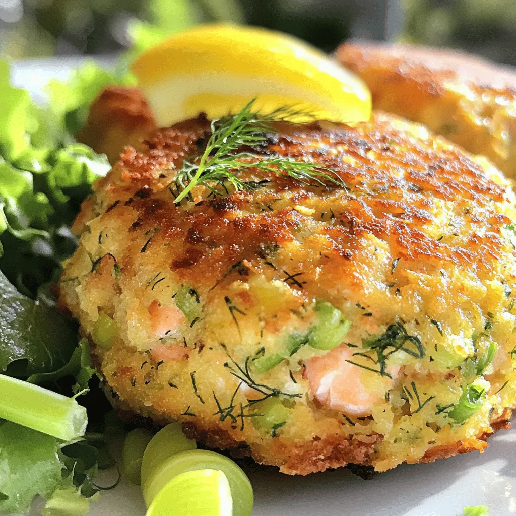 Lemon Dill Salmon Cakes Tasty and Crispy Treat