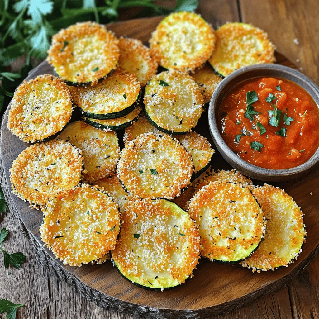 Crispy Parmesan Zucchini Chips Delightful Snack Recipe