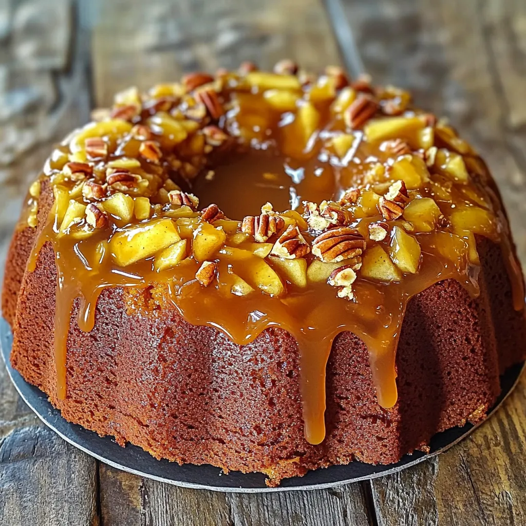 Apple Cider Caramel Bundt Cake Rich and Cozy Delight