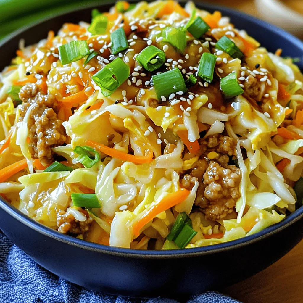 Egg Roll in a Bowl Flavorful and Easy Dinner Idea