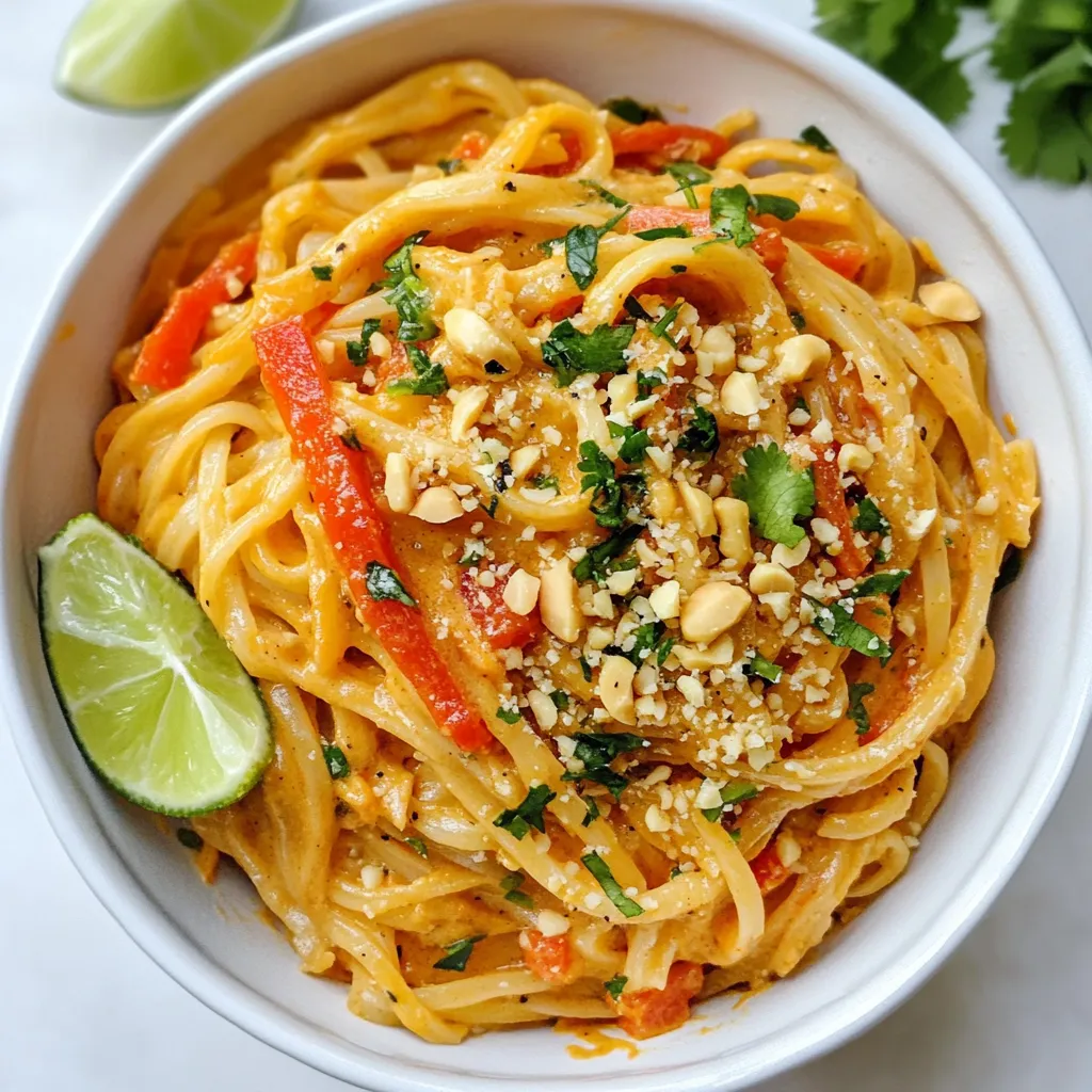 Spicy Thai Peanut Noodles Tasty and Quick Recipe