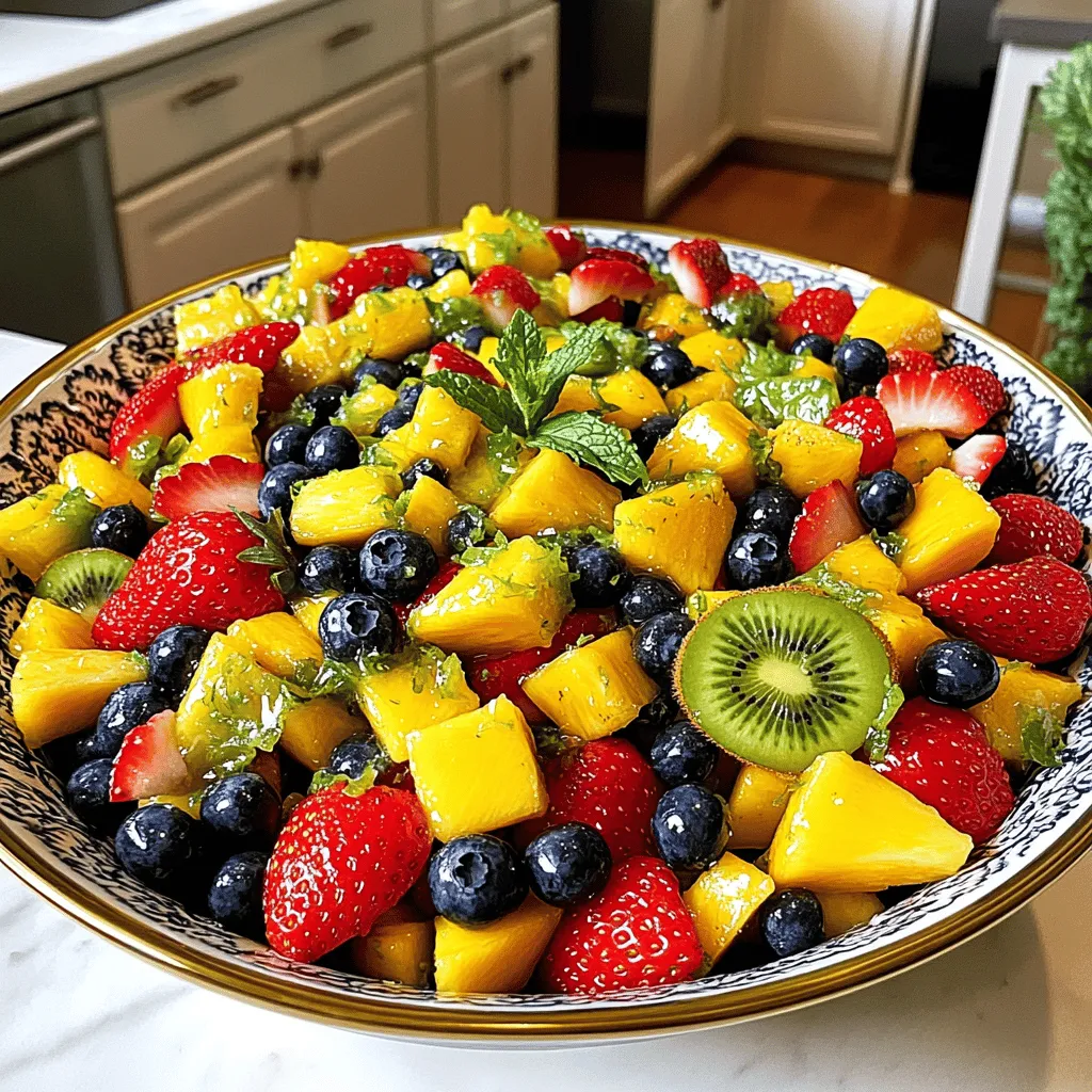 Honey Lime Fruit Salad Refreshing and Healthy Delight