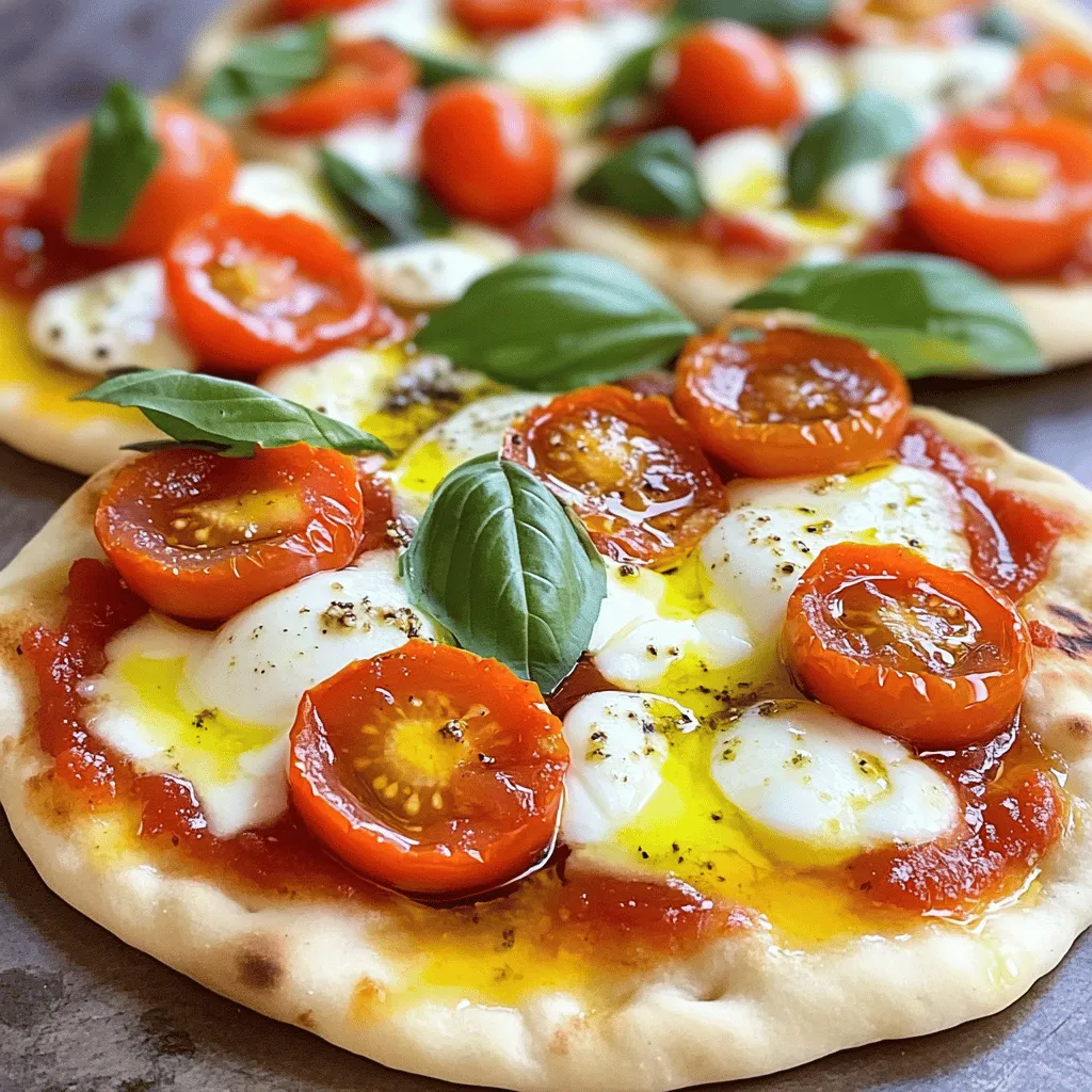 Quick Margherita Flatbread Tasty and Simple Meal