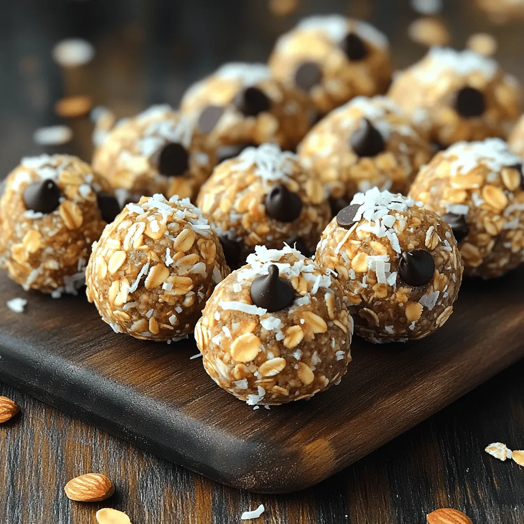Almond Joy Energy Balls Delightful Snack Option