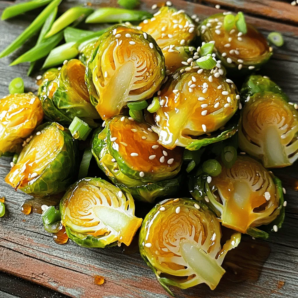 Sriracha Honey Brussels Sprouts Flavorful Side Dish