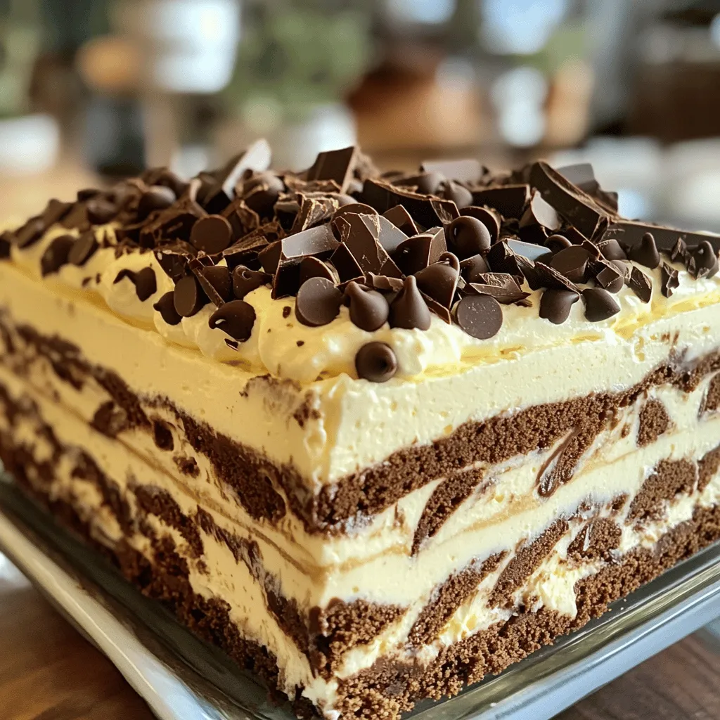 Mocha Chip Icebox Cake Delightful and Easy Treat