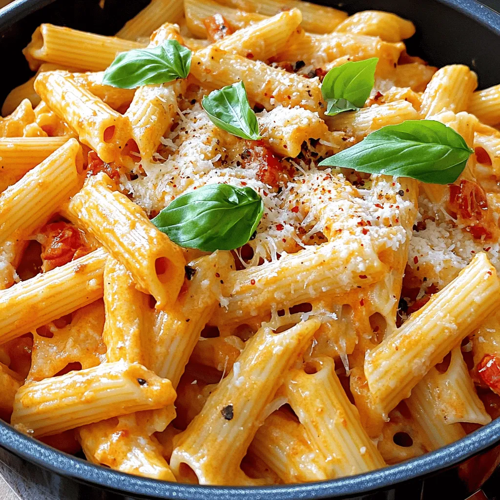 Creamy Roasted Red Pepper Pasta Delightful Recipe