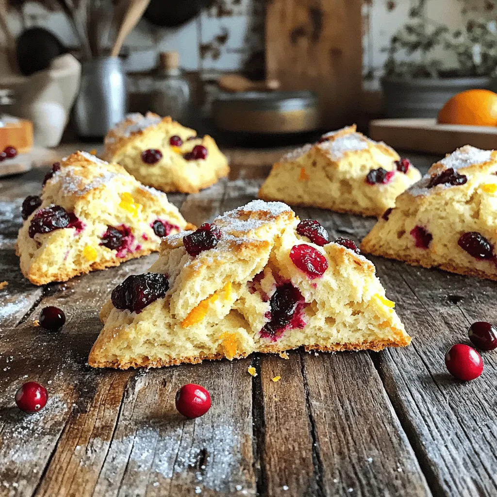 Cranberry Orange Scones Savory and Simple Delight