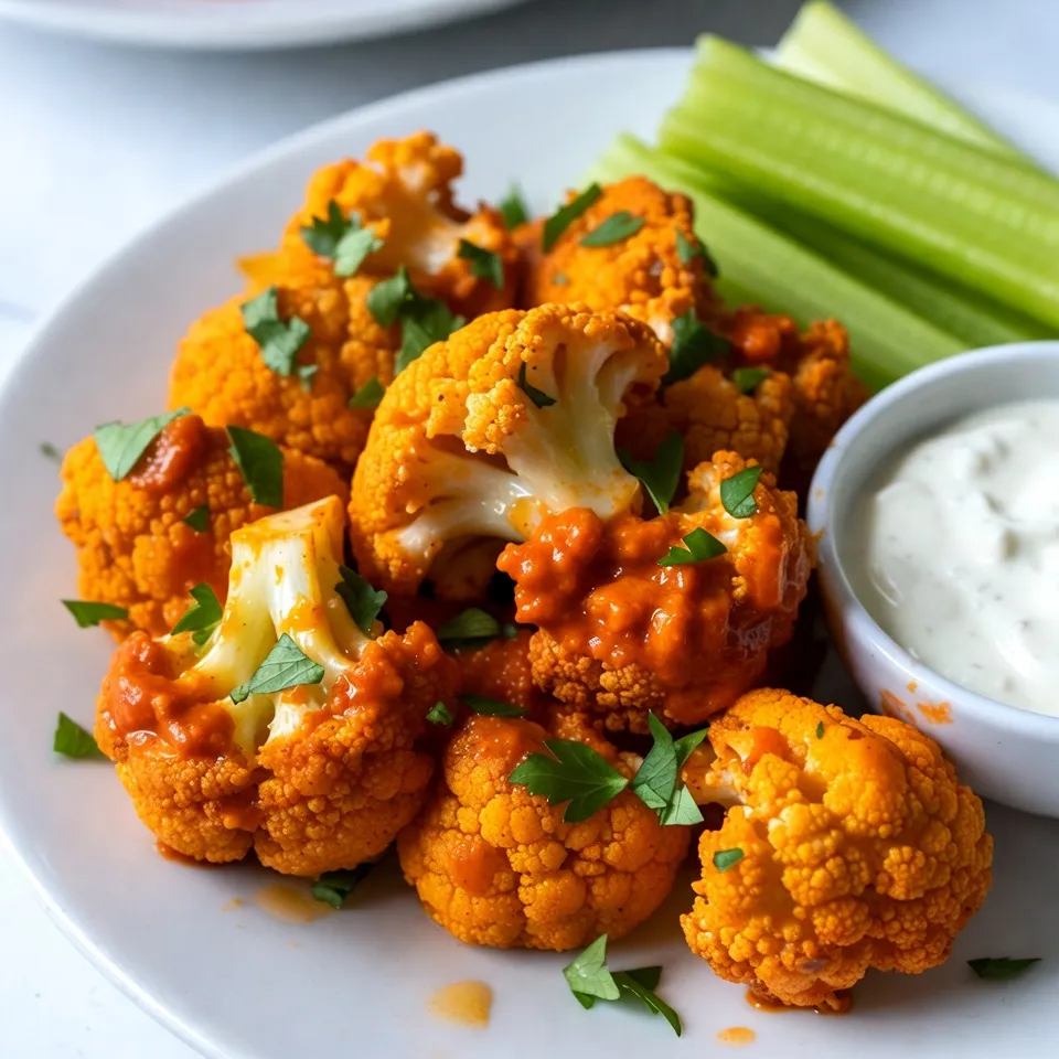 Buffalo Cauliflower Bites Crispy and Flavorful Snack