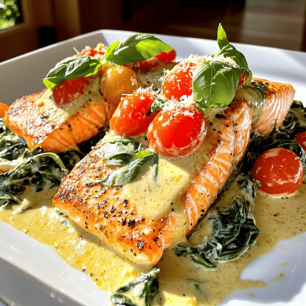 Creamy Garlic Tuscan Salmon Flavorful and Quick Recipe