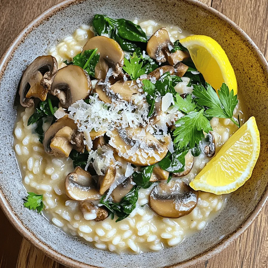 Creamy Mushroom Risotto Rich and Satisfying Dish