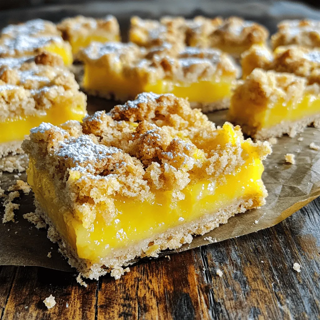 Lemon Crumb Bars Delightful and Easy Recipe