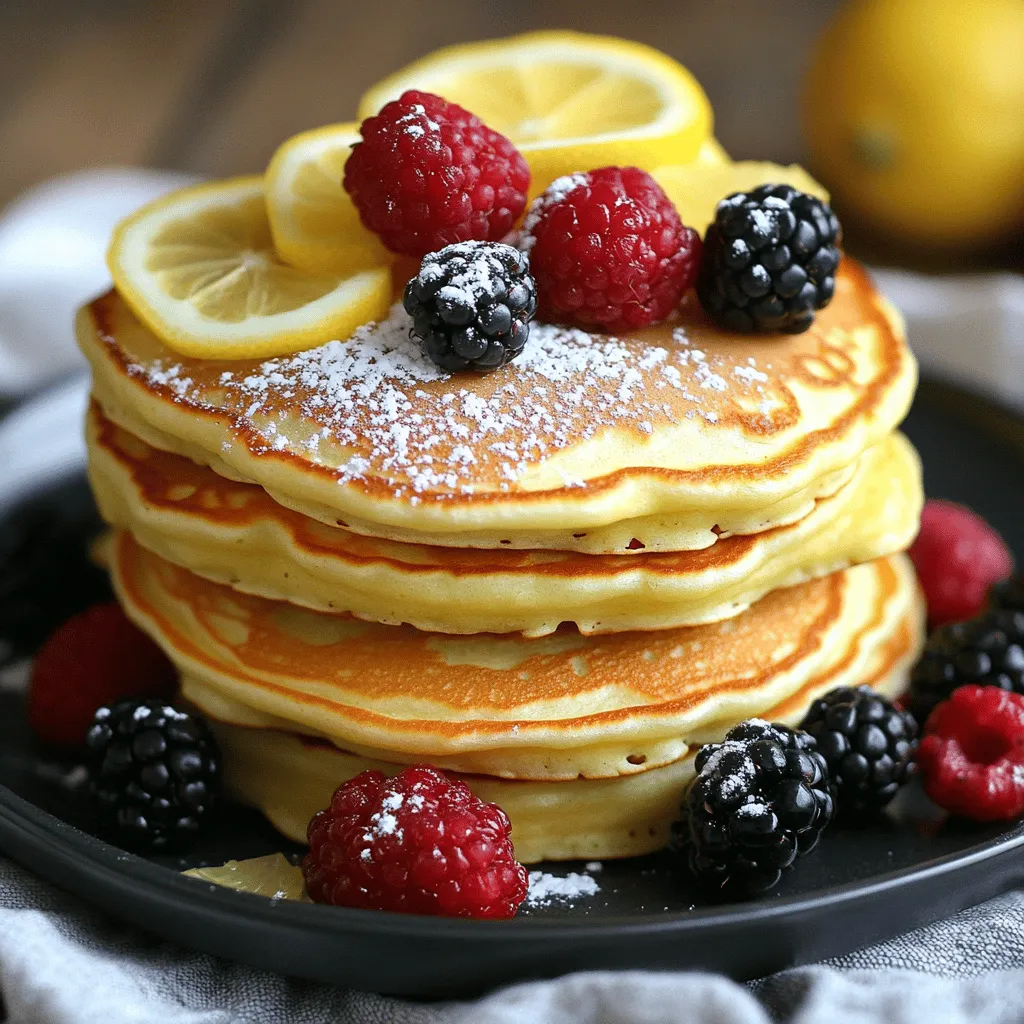 Lemon Ricotta Pancakes Fluffy and Delicious Breakfast