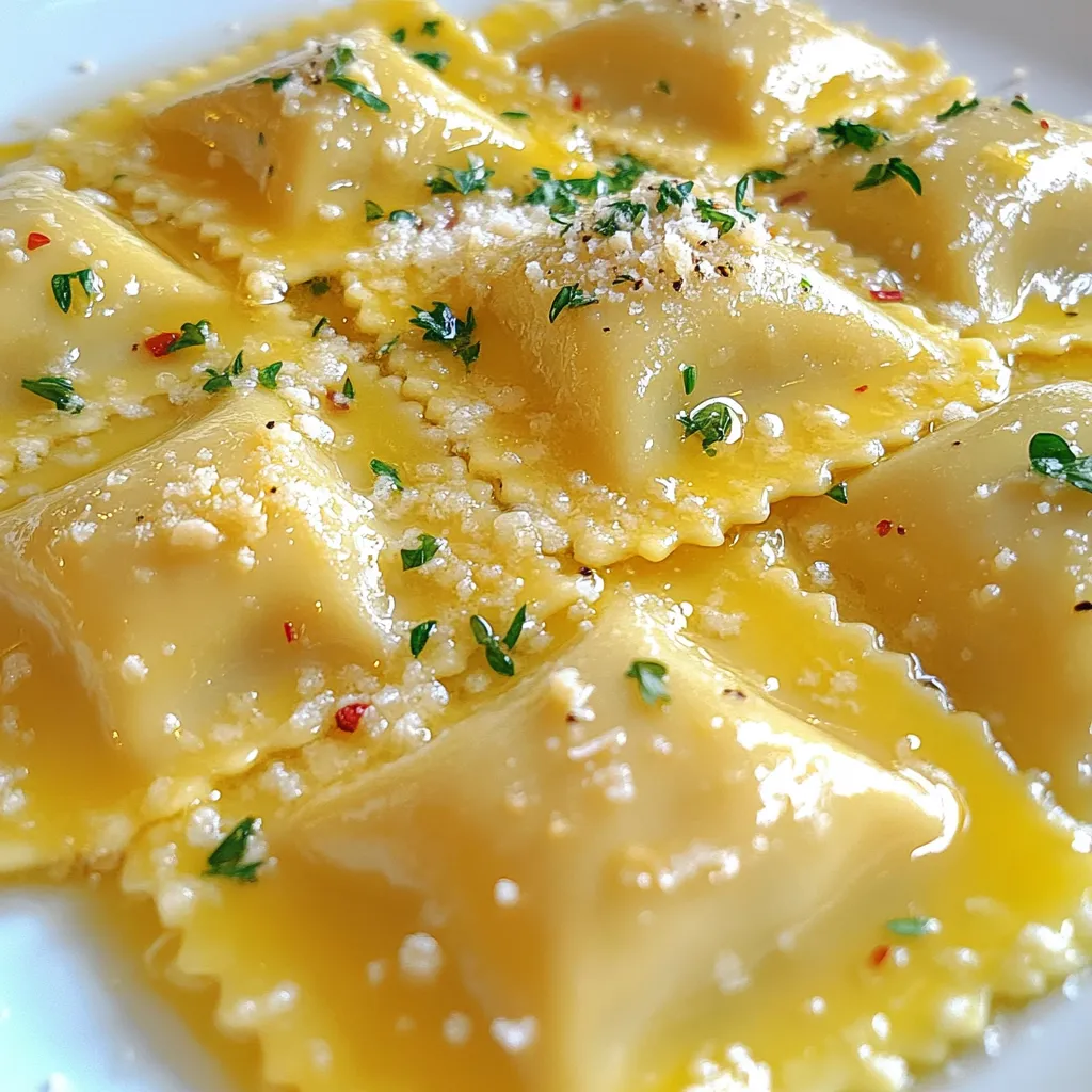 Minute Garlic Butter Ravioli Simple and Flavorful Dish