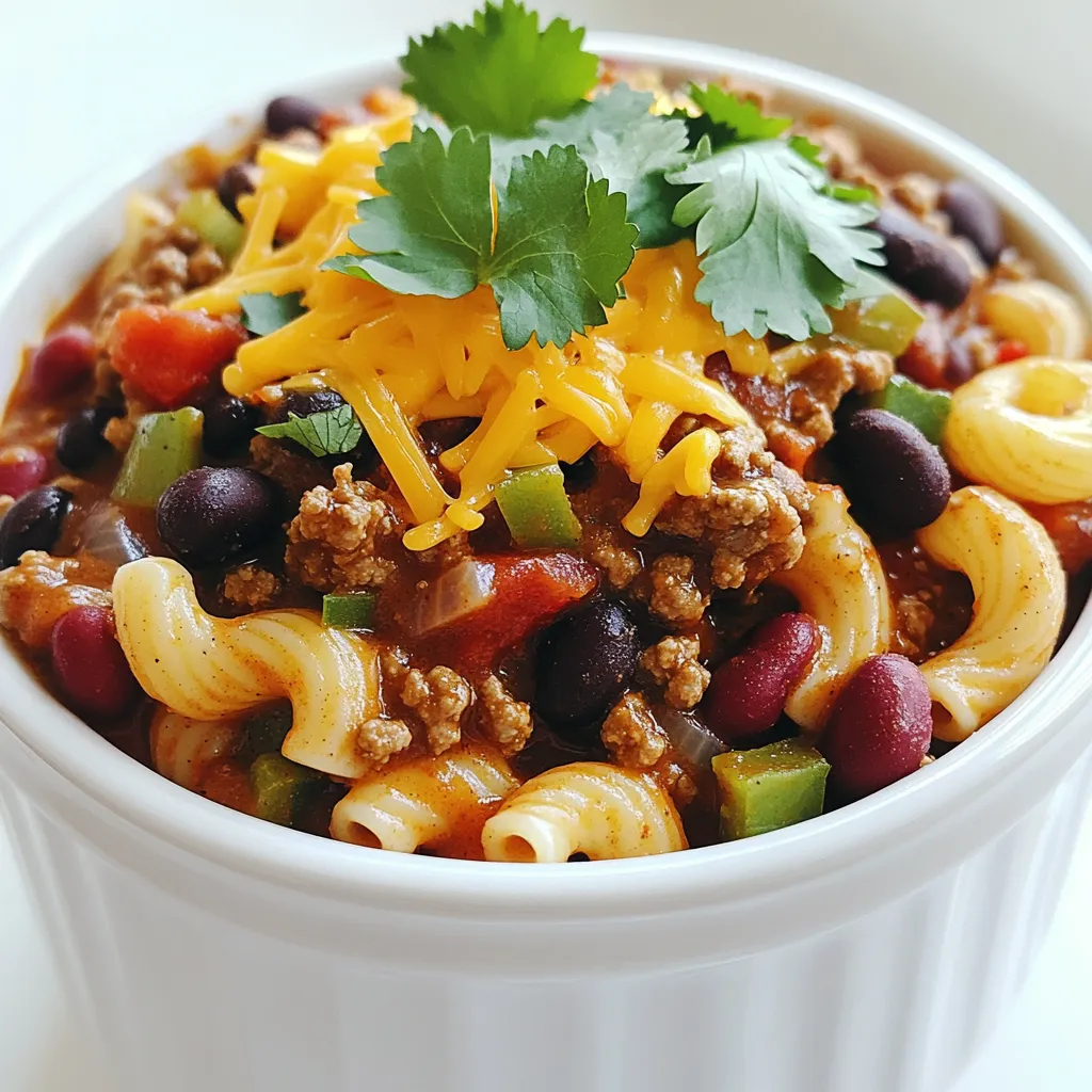 Loaded Chili Mac Slow Cooker Comfort Dish Delight