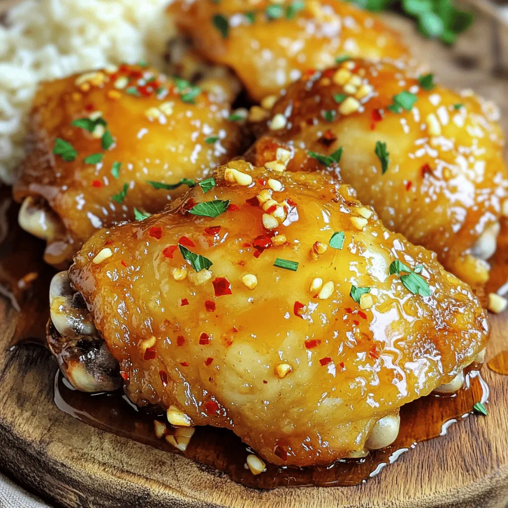 Honey Garlic Skillet Chicken Thighs Simple Dinner Delight