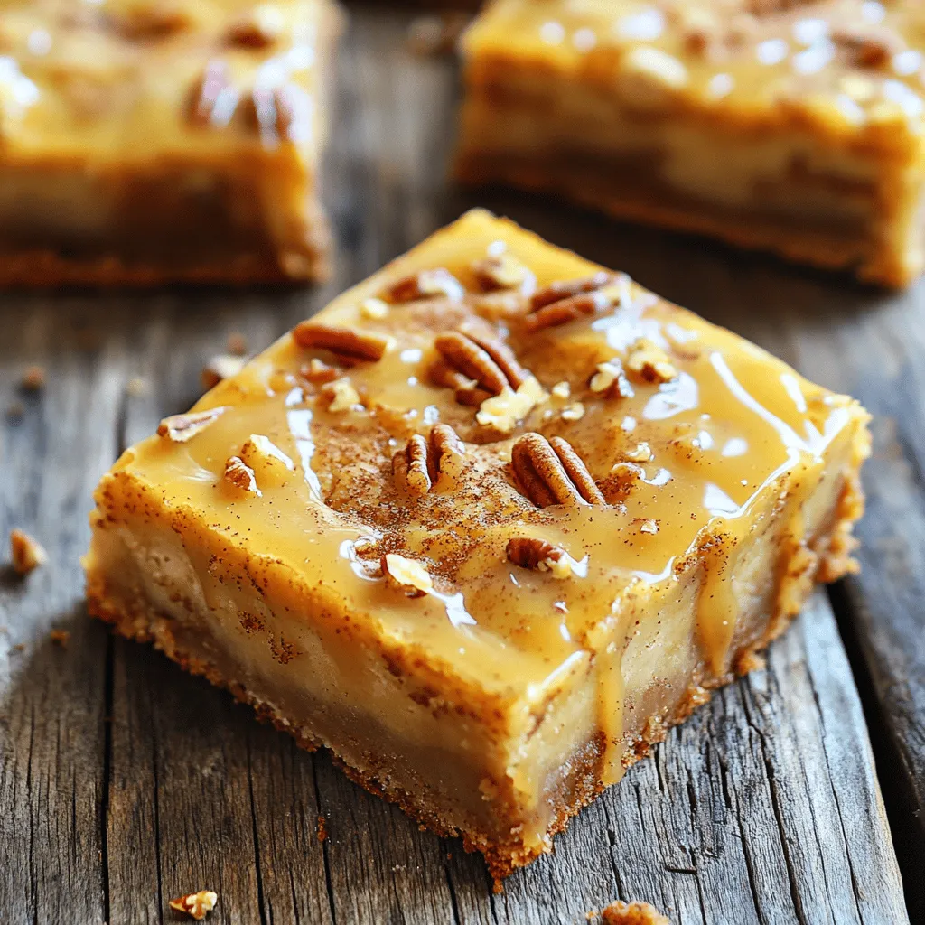 Cinnamon Roll Blondies Irresistible Sweet Treat
