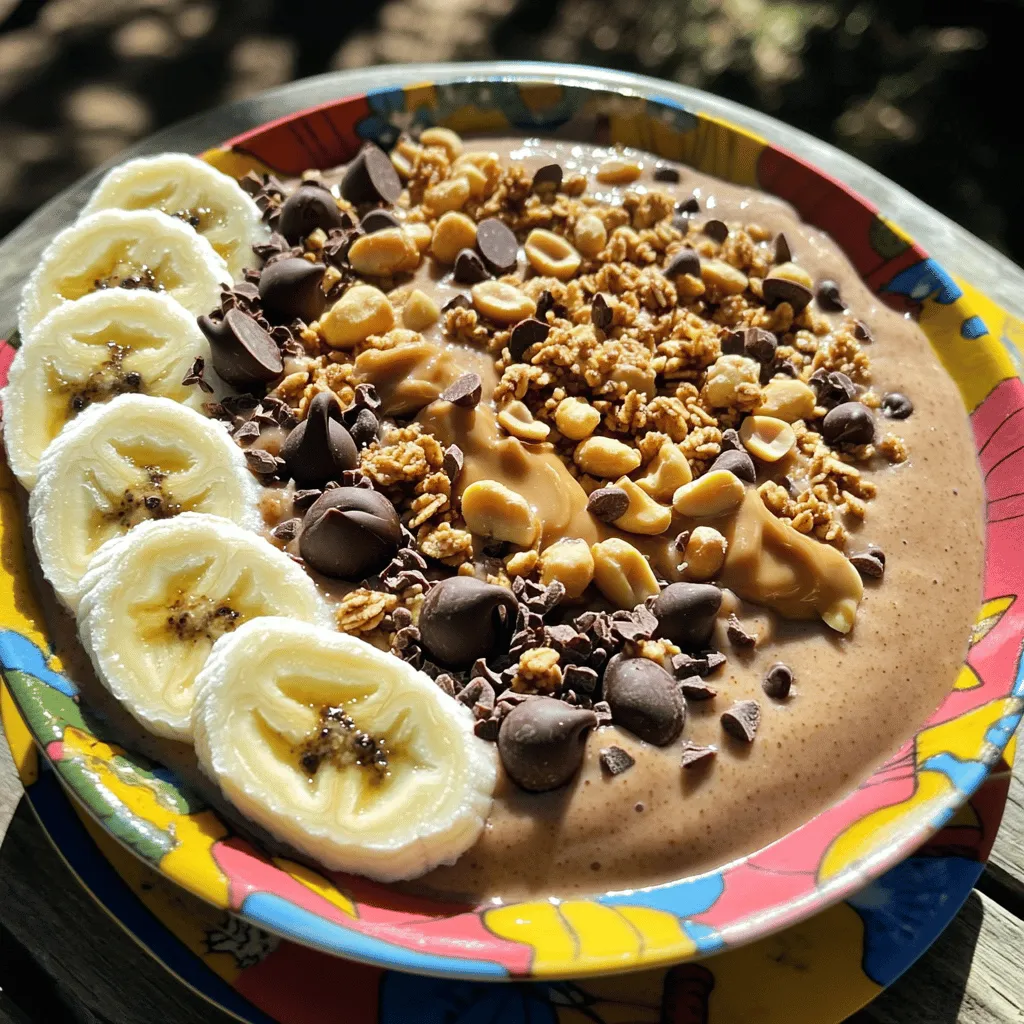 Peanut Butter Cup Smoothie Bowl Simple and Tasty