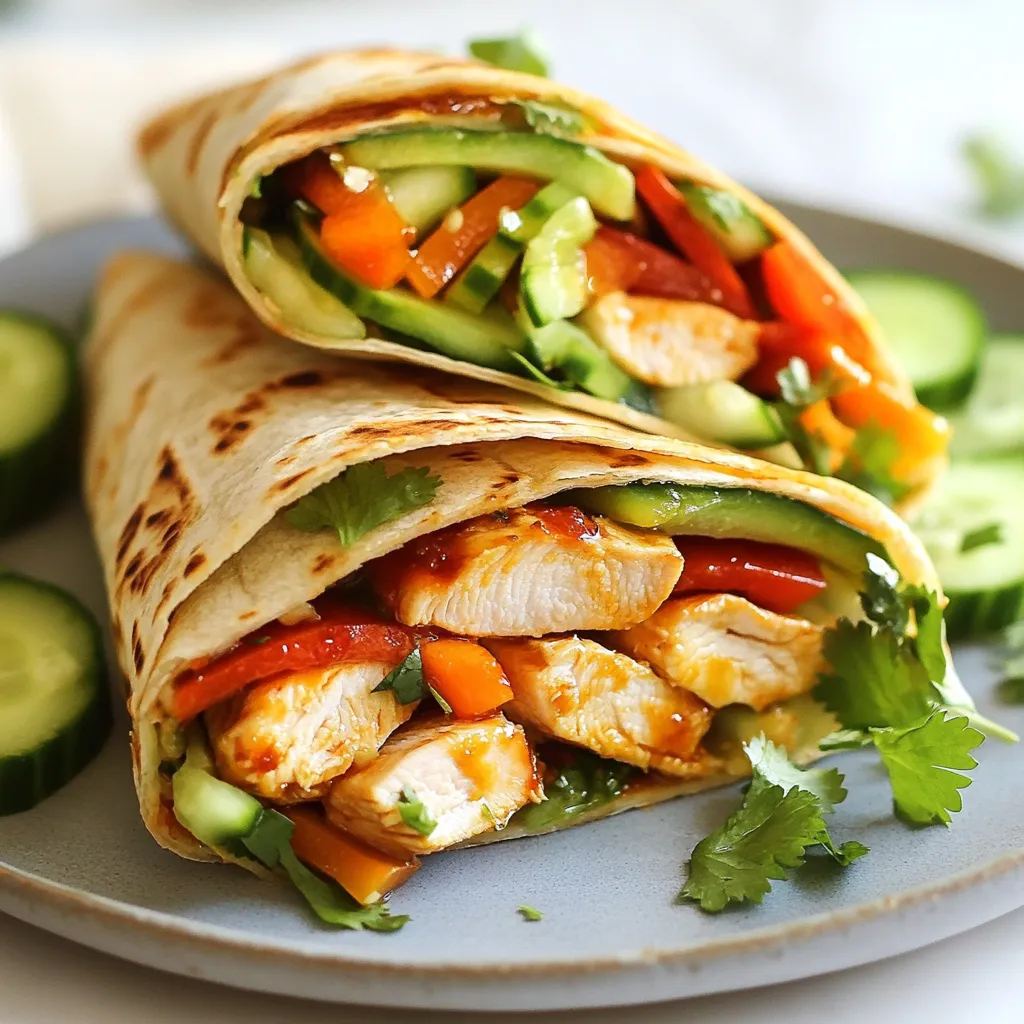 Savory Sweet Chili Chicken Wraps for Easy Meals