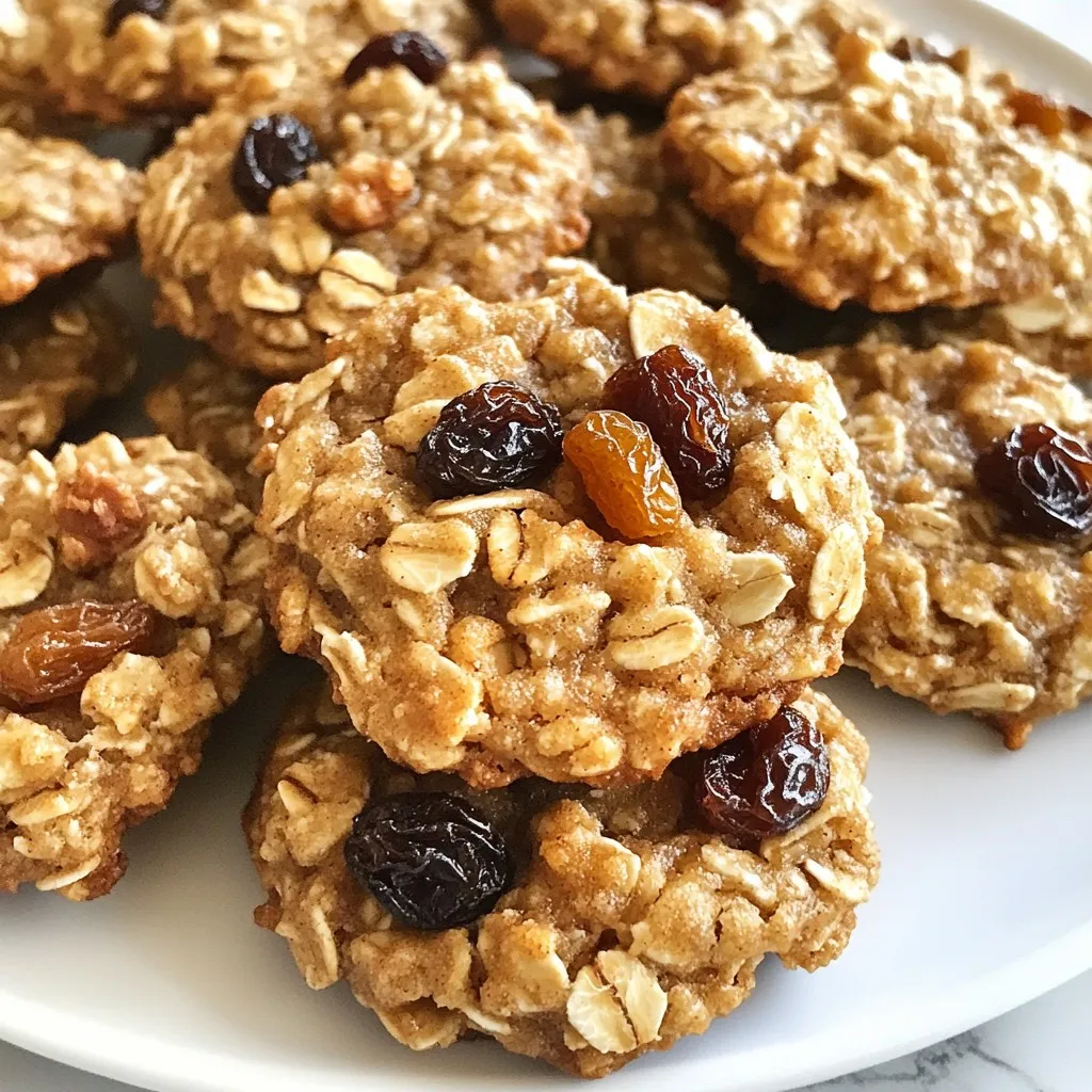 Oatmeal Raisin Breakfast Cookies Chewy and Tasty Treat