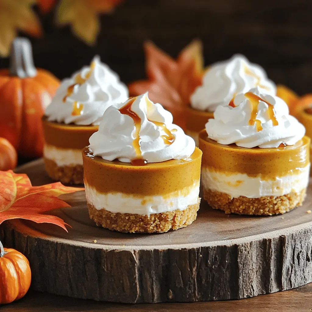 No-Bake Pumpkin Pie Cheesecake Cups Delightful Treat