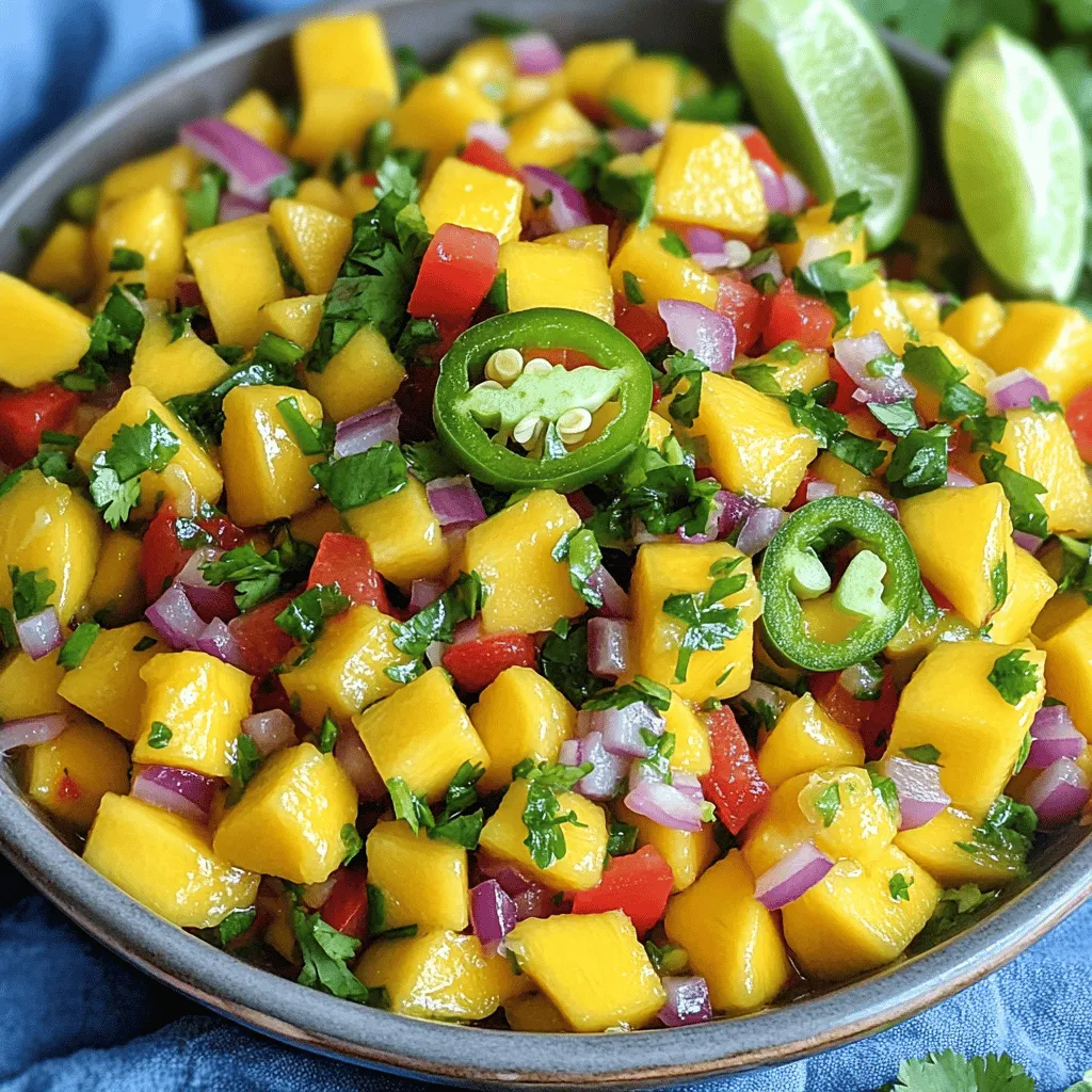 Mango Salsa Bright and Flavorful Summer Dish