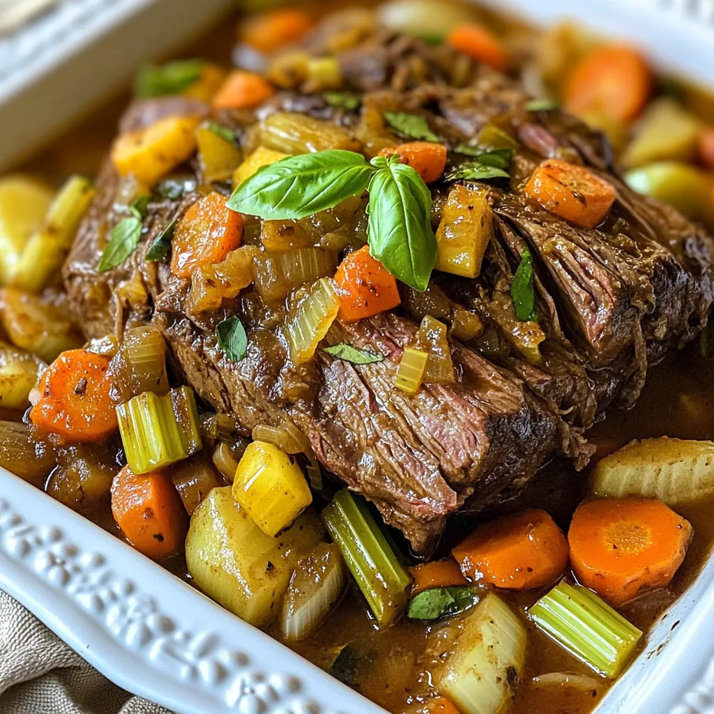 Italian Pot Roast Flavorful and Simple Delight